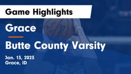 Grace  vs Butte County Varsity Game Highlights - Jan. 13, 2023