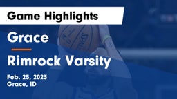 Grace  vs Rimrock Varsity Game Highlights - Feb. 25, 2023