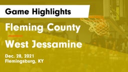 Fleming County  vs West Jessamine  Game Highlights - Dec. 28, 2021
