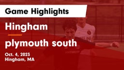 Hingham  vs plymouth south Game Highlights - Oct. 4, 2023