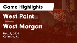 West Point  vs West Morgan  Game Highlights - Dec. 7, 2020