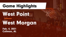 West Point  vs West Morgan  Game Highlights - Feb. 4, 2021