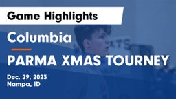Columbia  vs PARMA XMAS TOURNEY Game Highlights - Dec. 29, 2023