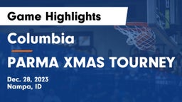 Columbia  vs PARMA XMAS TOURNEY Game Highlights - Dec. 28, 2023
