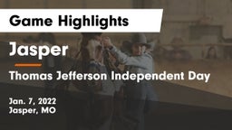 Jasper  vs Thomas Jefferson Independent Day   Game Highlights - Jan. 7, 2022