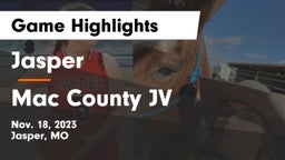 Jasper  vs Mac County JV Game Highlights - Nov. 18, 2023