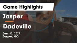 Jasper  vs Dadeville  Game Highlights - Jan. 10, 2024