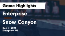 Enterprise  vs Snow Canyon  Game Highlights - Dec. 7, 2021