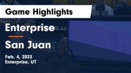 Enterprise  vs San Juan  Game Highlights - Feb. 4, 2023