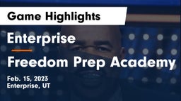 Enterprise  vs Freedom Prep Academy Game Highlights - Feb. 15, 2023