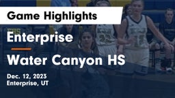 Enterprise  vs Water Canyon HS Game Highlights - Dec. 12, 2023