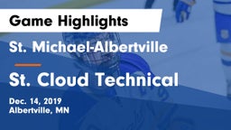 St. Michael-Albertville  vs St. Cloud Technical  Game Highlights - Dec. 14, 2019