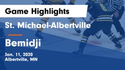 St. Michael-Albertville  vs Bemidji  Game Highlights - Jan. 11, 2020