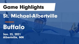 St. Michael-Albertville  vs Buffalo  Game Highlights - Jan. 23, 2021