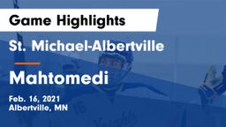 St. Michael-Albertville  vs Mahtomedi  Game Highlights - Feb. 16, 2021
