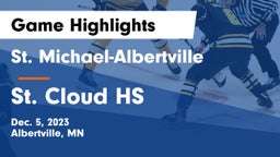 St. Michael-Albertville  vs St. Cloud HS Game Highlights - Dec. 5, 2023