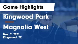 Kingwood Park  vs Magnolia West  Game Highlights - Nov. 9, 2021