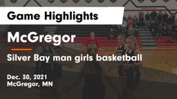 McGregor  vs Silver Bay man girls basketball Game Highlights - Dec. 30, 2021