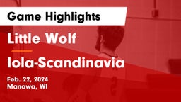 Little Wolf  vs Iola-Scandinavia  Game Highlights - Feb. 22, 2024