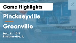 Pinckneyville  vs Greenville  Game Highlights - Dec. 19, 2019