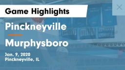 Pinckneyville  vs Murphysboro Game Highlights - Jan. 9, 2020
