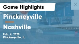 Pinckneyville  vs Nashville  Game Highlights - Feb. 4, 2020