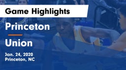 Princeton  vs Union  Game Highlights - Jan. 24, 2020