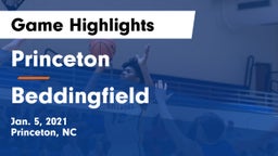 Princeton  vs Beddingfield  Game Highlights - Jan. 5, 2021