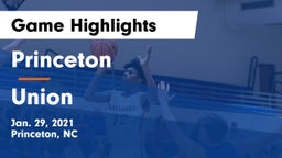 Princeton  vs Union  Game Highlights - Jan. 29, 2021