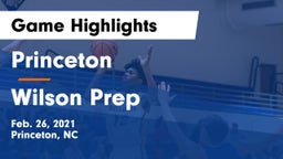 Princeton  vs Wilson Prep Game Highlights - Feb. 26, 2021