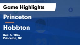 Princeton  vs Hobbton Game Highlights - Dec. 5, 2023