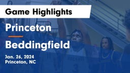Princeton  vs Beddingfield  Game Highlights - Jan. 26, 2024
