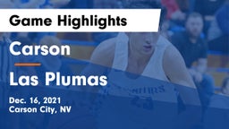 Carson  vs Las Plumas Game Highlights - Dec. 16, 2021