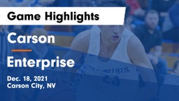 Carson  vs Enterprise  Game Highlights - Dec. 18, 2021