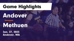Andover  vs Methuen  Game Highlights - Jan. 27, 2023