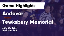 Andover  vs Tewksbury Memorial Game Highlights - Jan. 31, 2023