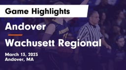Andover  vs Wachusett Regional  Game Highlights - March 13, 2023