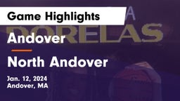 Andover  vs North Andover  Game Highlights - Jan. 12, 2024