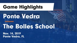 Ponte Vedra  vs The Bolles School Game Highlights - Nov. 14, 2019