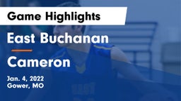 East Buchanan  vs Cameron  Game Highlights - Jan. 4, 2022