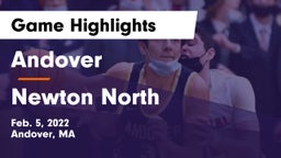 Andover  vs Newton North  Game Highlights - Feb. 5, 2022