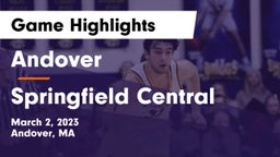 Andover  vs Springfield Central  Game Highlights - March 2, 2023