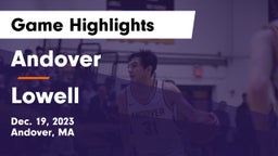 Andover  vs Lowell  Game Highlights - Dec. 19, 2023