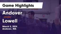 Andover  vs Lowell  Game Highlights - March 5, 2024