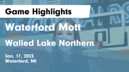 Waterford Mott vs Walled Lake Northern  Game Highlights - Jan. 17, 2023