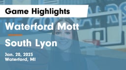 Waterford Mott vs South Lyon  Game Highlights - Jan. 20, 2023