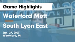 Waterford Mott vs South Lyon East  Game Highlights - Jan. 27, 2023