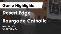 Desert Edge  vs Bourgade Catholic  Game Highlights - Nov. 24, 2021