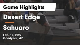 Desert Edge  vs Sahuaro  Game Highlights - Feb. 10, 2022