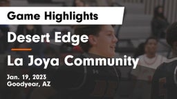 Desert Edge  vs La Joya Community  Game Highlights - Jan. 19, 2023
